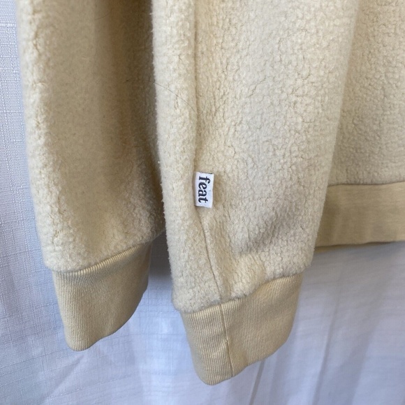 Feat BlanketBlend Pullover Hoodie Oatmilk size medium - Picture 12 of 14